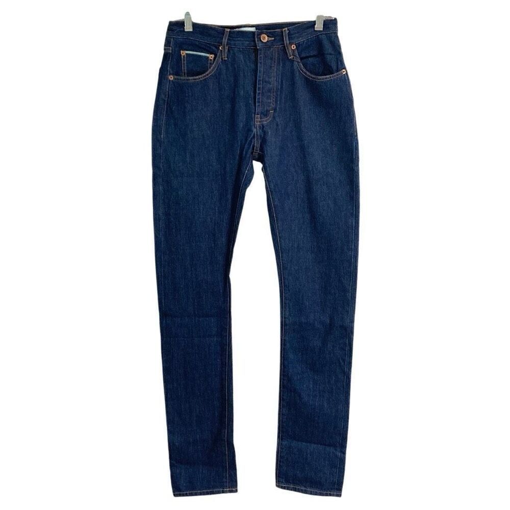 Taylor Stitch The Slim Jean In 3 Month Rinse Selvege Men’s 29 Blue Buttonfly NEW